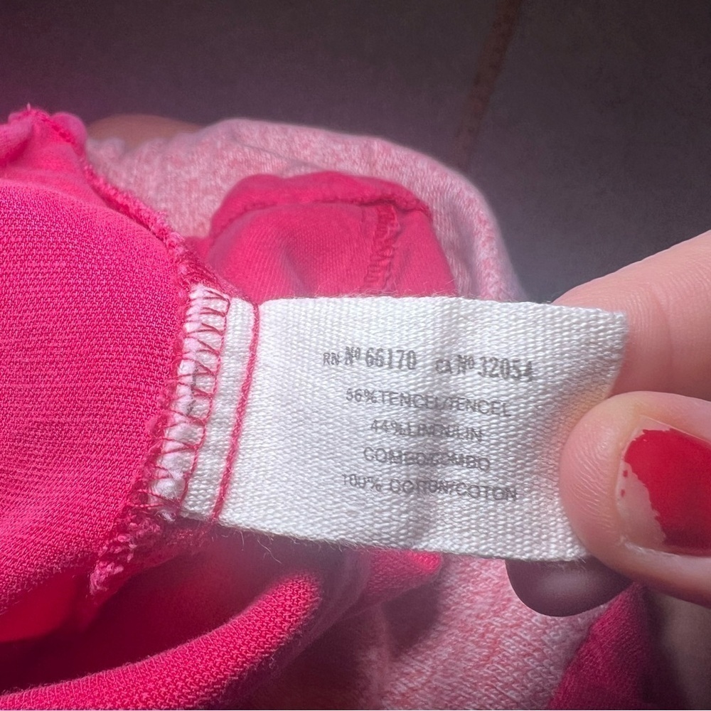 Anthropologie Daughters of The Liberation Pink Linen Blend Skirt Size 4 - Picture 7 of 8